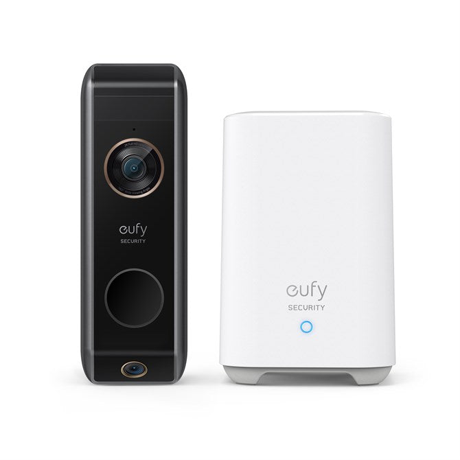 Eufy Wireless Video Doorbell with HomeBase – 2K HD & AI Motion Detection